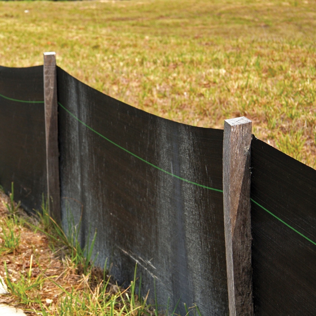 SRW Silt Fence Valley Mason Supply